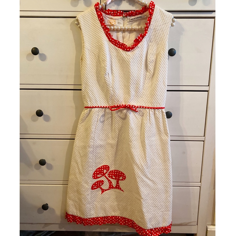 Vintage 60s Mushroom Dress 🍄